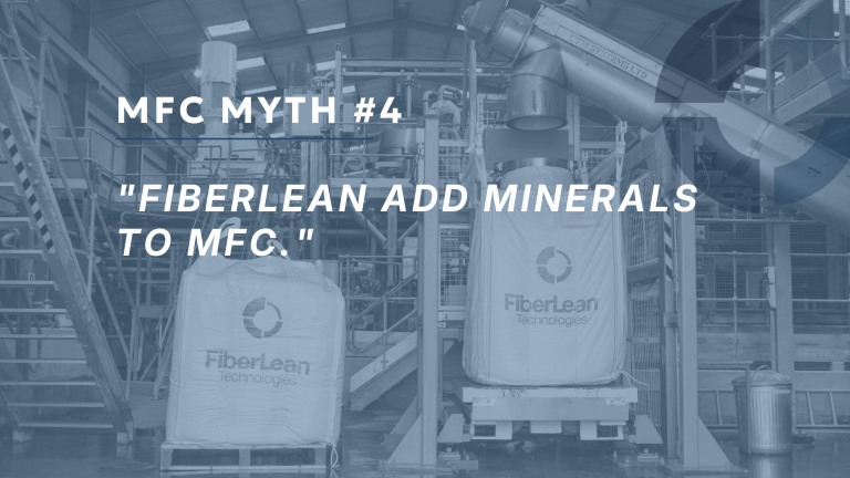 MFC Myth No.4 - "FiberLean add minerals to MFC." No, we don’t. No minerals. No additives. Just cellulose.