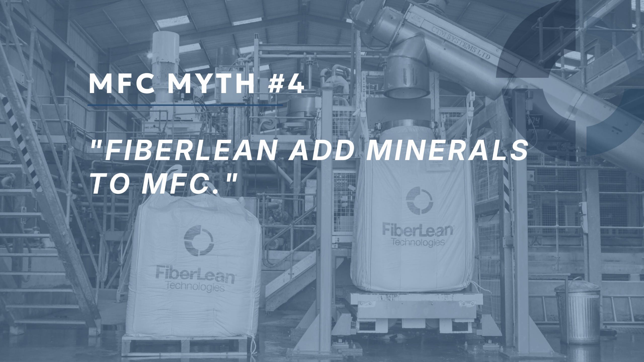 MFC Myth No.4 - "FiberLean add minerals to MFC." No, we don’t. No minerals. No additives. Just cellulose.